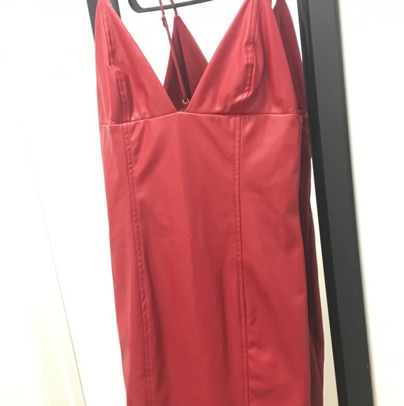 Women's Red "Nude" dress - Picture 1 of 5